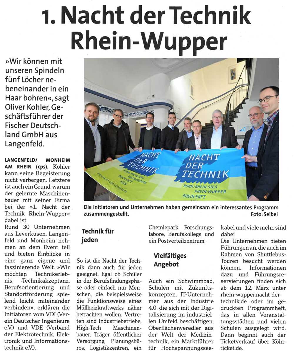SCHMEES cast – Pressebericht: 1. Nacht der Technik 2019 SCHMEES cast - Pressebericht: 1. Nacht der Technik 2019